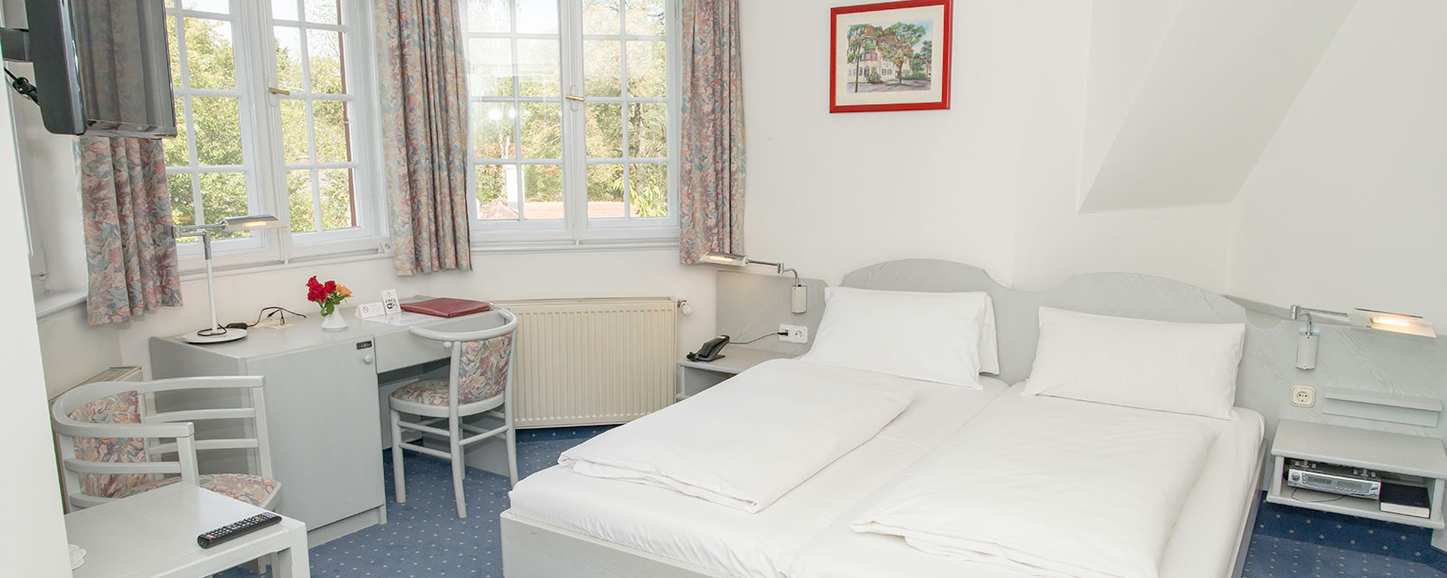 ErkerDoppelzimmer Hotel Gautinger Hof, Pippinstrasse 1